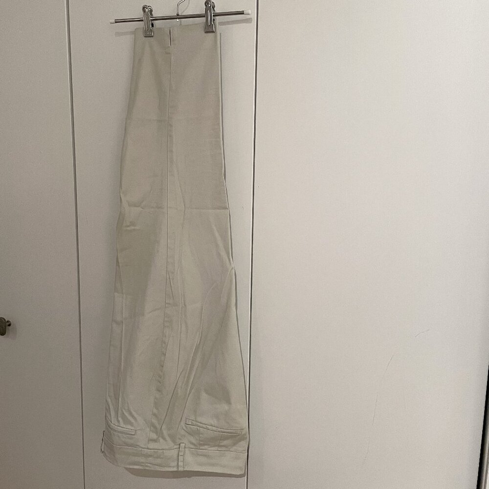 Talbot's Perfect Crops, Off White, Size 10